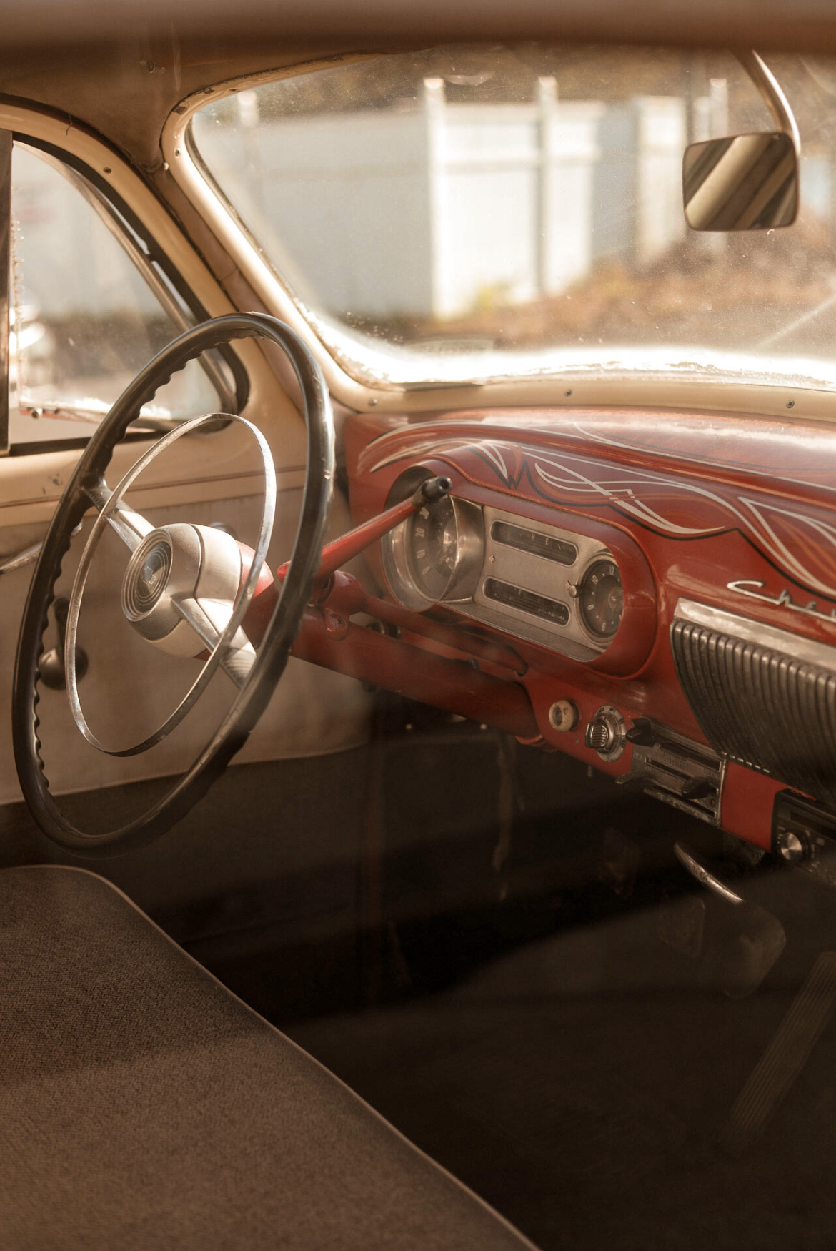 Vintage car styled shoot